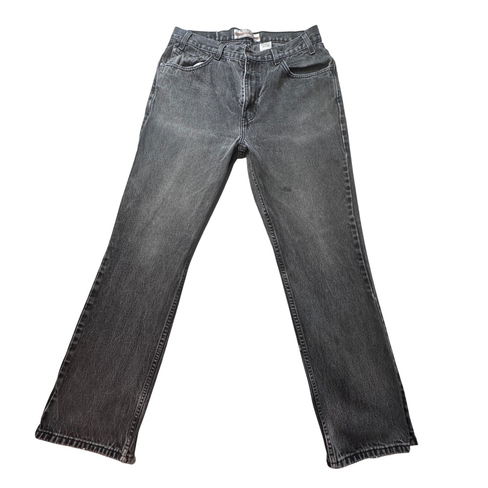 Vintage Levi's Signature Jeans Mens 33x31 Black Regular Fit Straight Leg Y2K